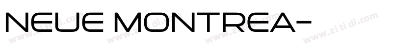 Neue Montrea字体转换 Neue Montrea字体转换